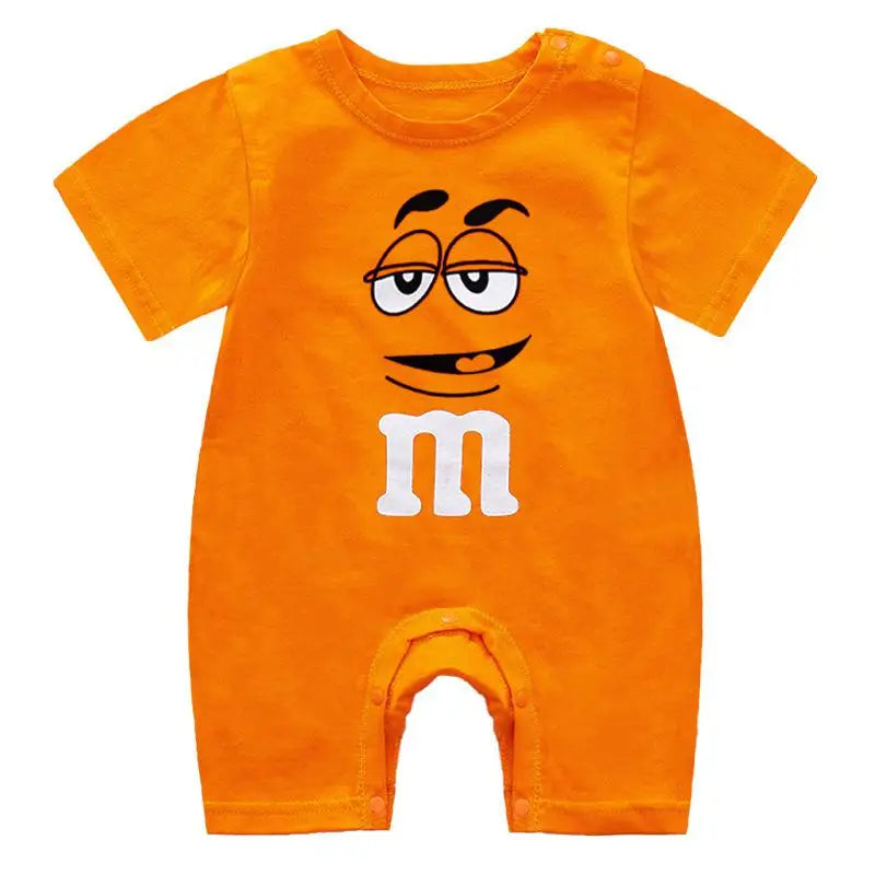 2021 Summer New Casual Baby Boys Short Sleeve Rompers Cotton Newborn Girls Jumpsuit Toddler Baby Climbing Suit For 0-24M