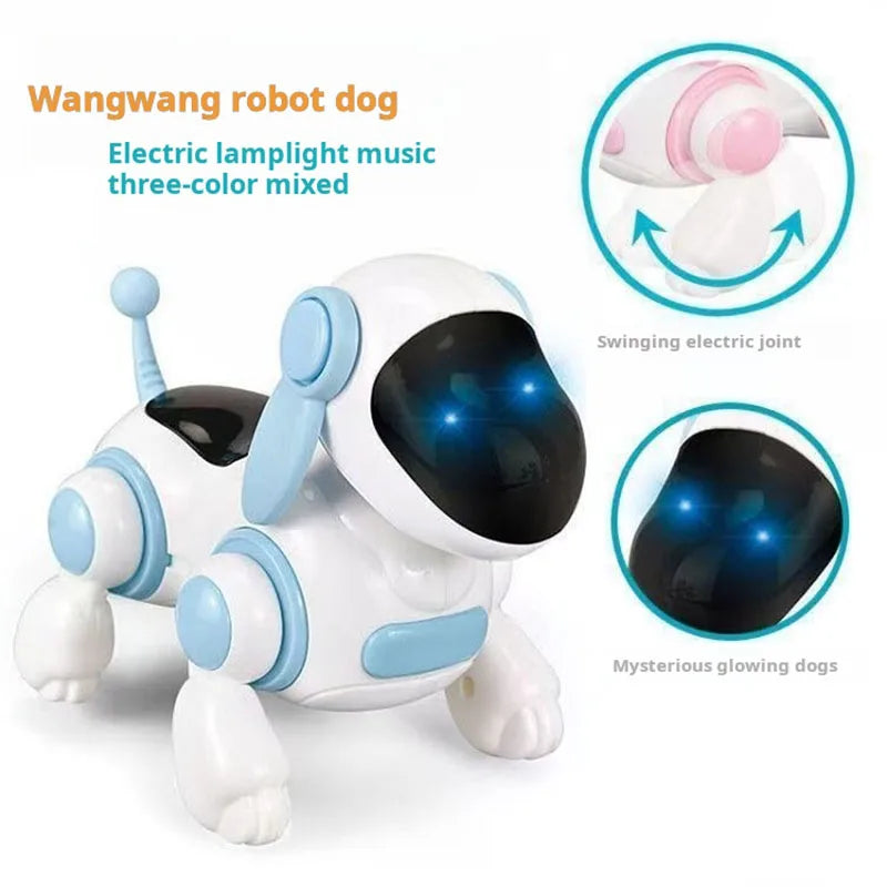 Electronic intelligent interactive robot dog, crawling dog toy