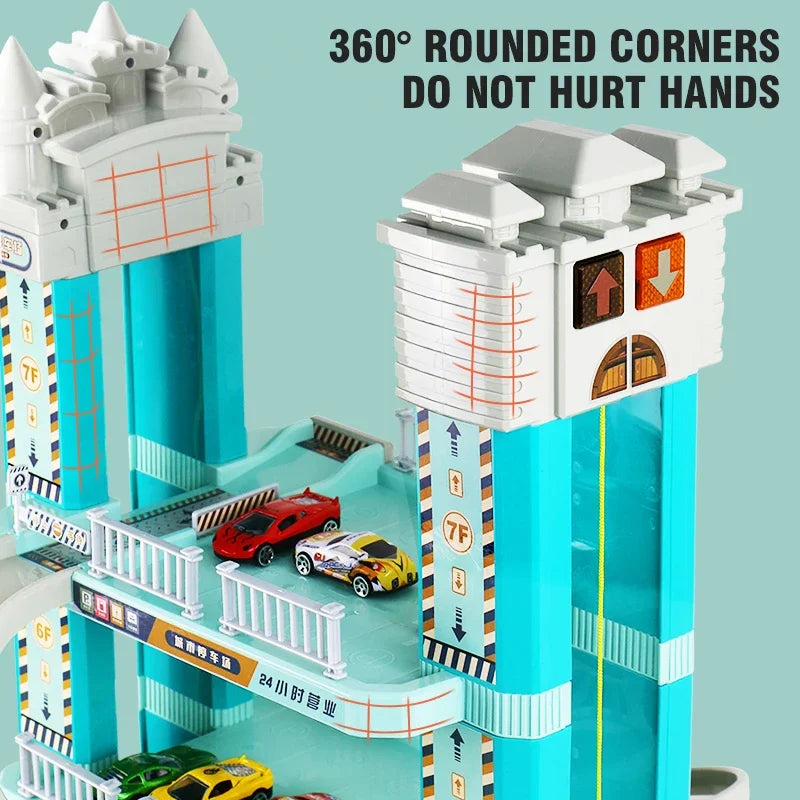 Electric Rail Car Parking Building Lot