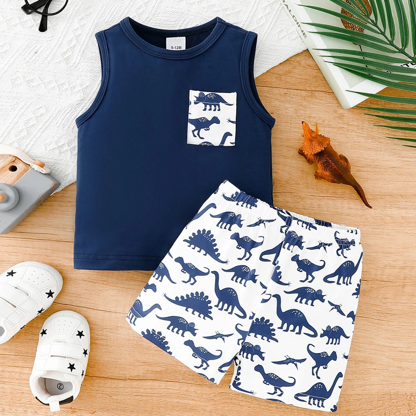 Summer Toddler Baby Boy Outfits Sleeveless