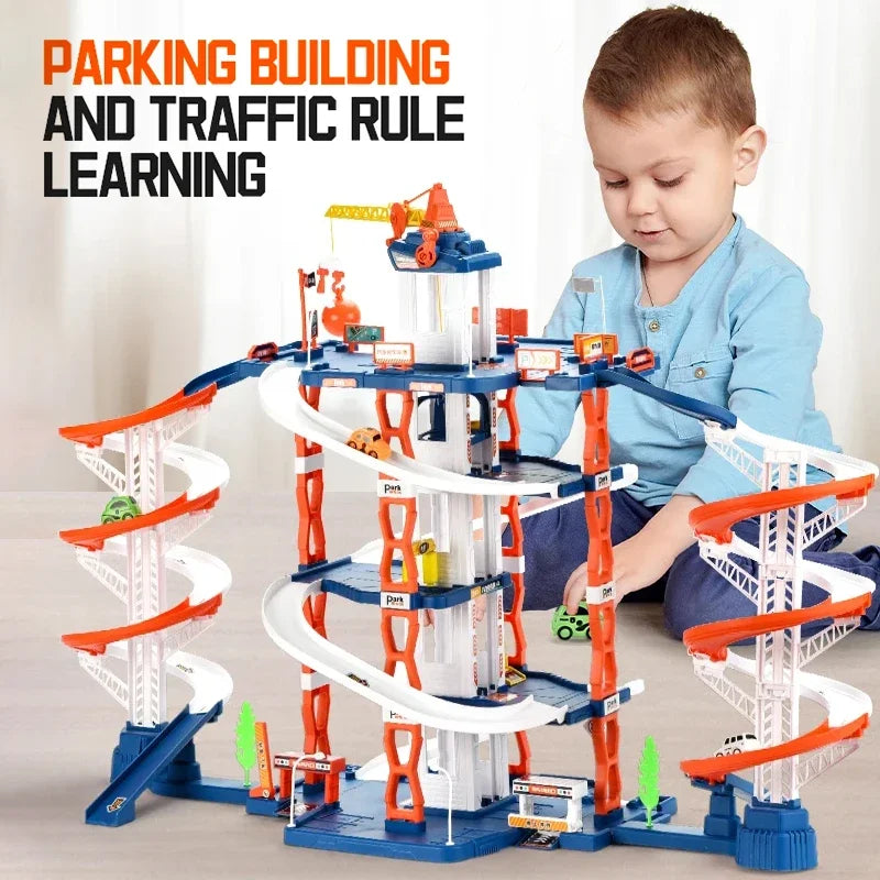 Children's Rail Track Parking Lot