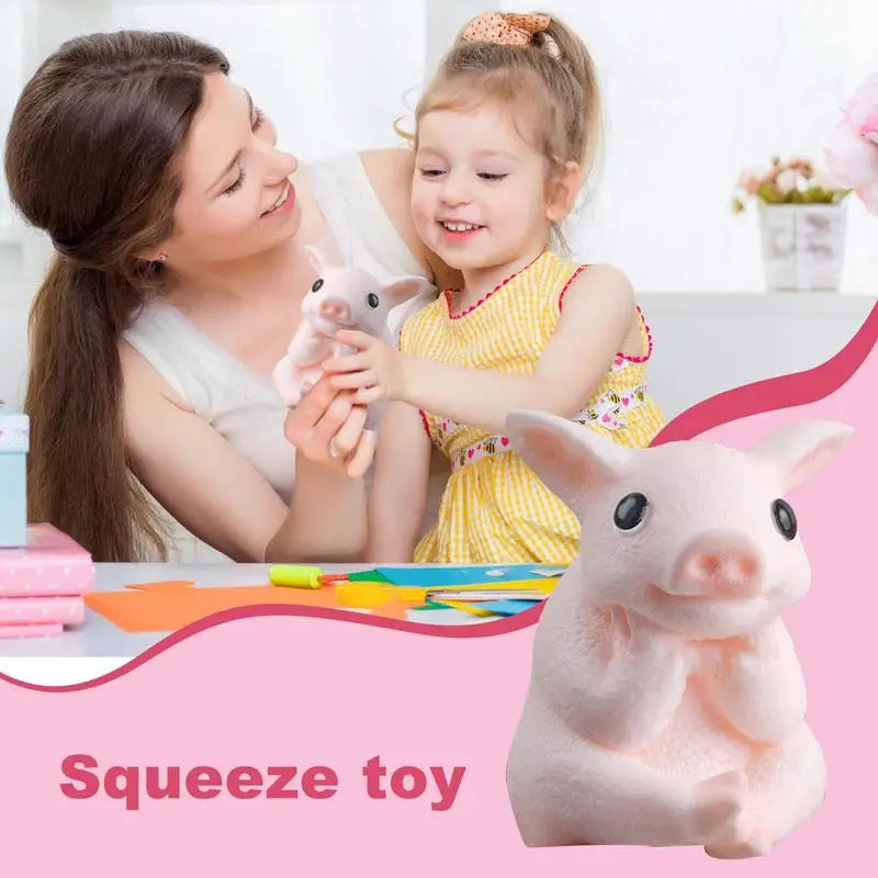 Animal Squeeze Toys Funny Pink Animal Squeeze Fidget Doll
