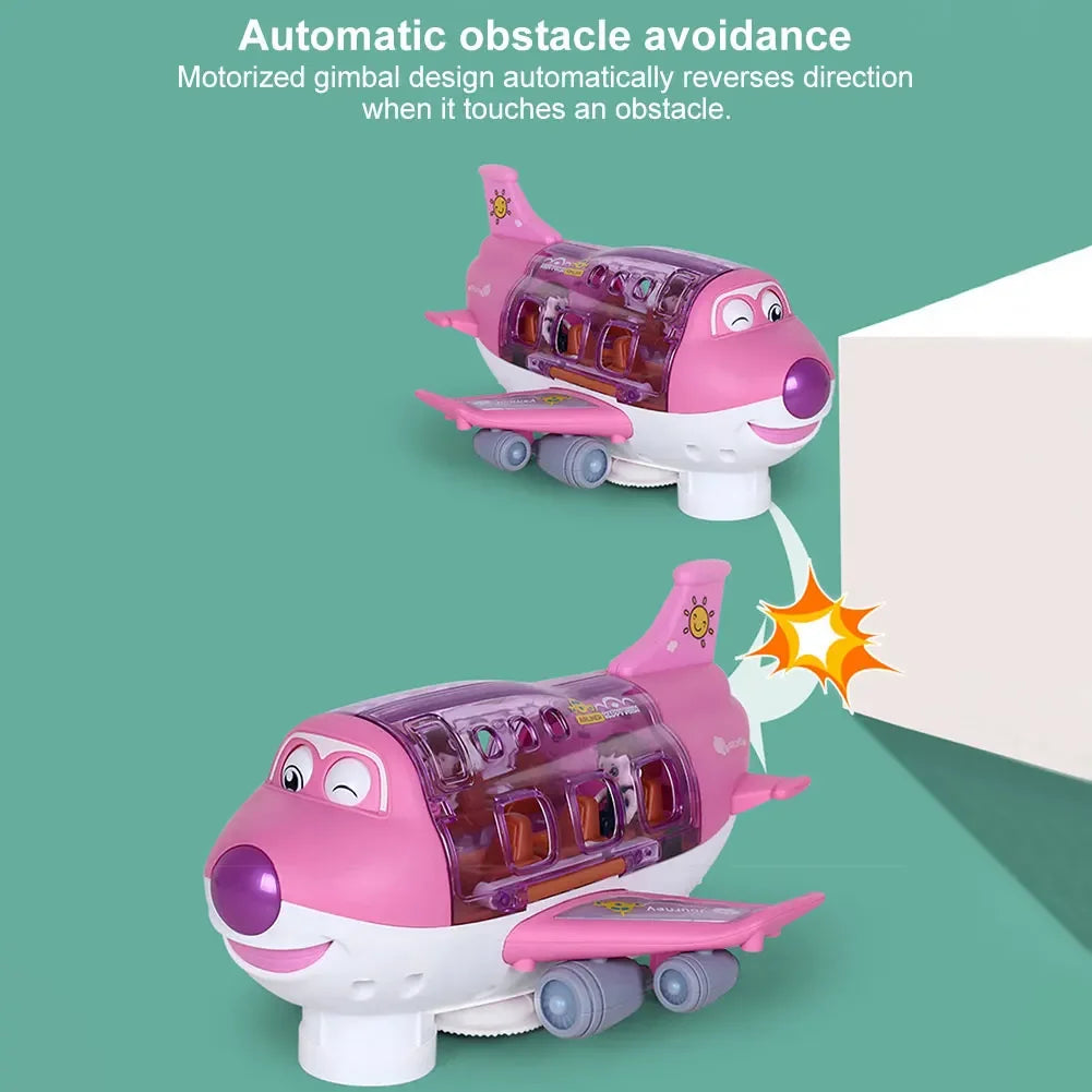 Electric Cartoon Airbus Rotating Plane