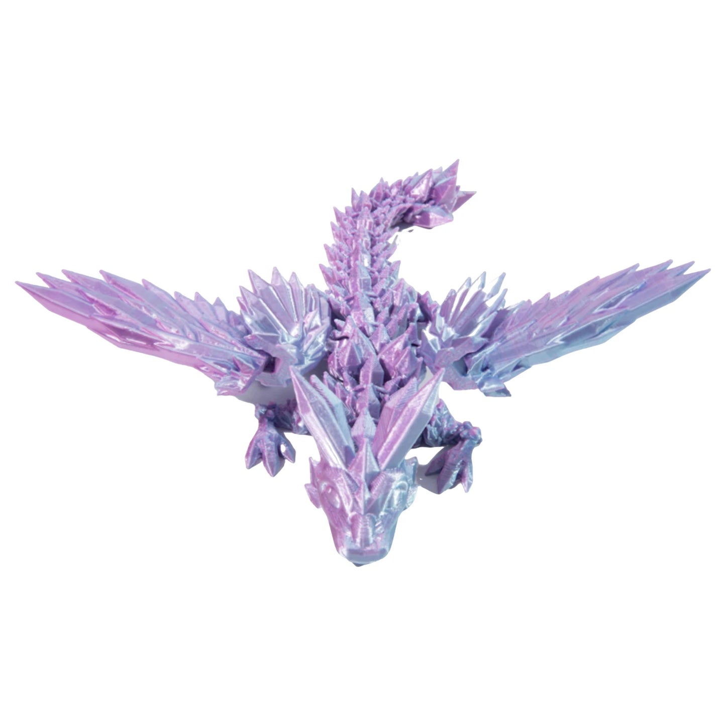 3D Printed Wings Dragon Fidget Creative Craft Tabletop Statue Toy for Entryway TV Stand Decor