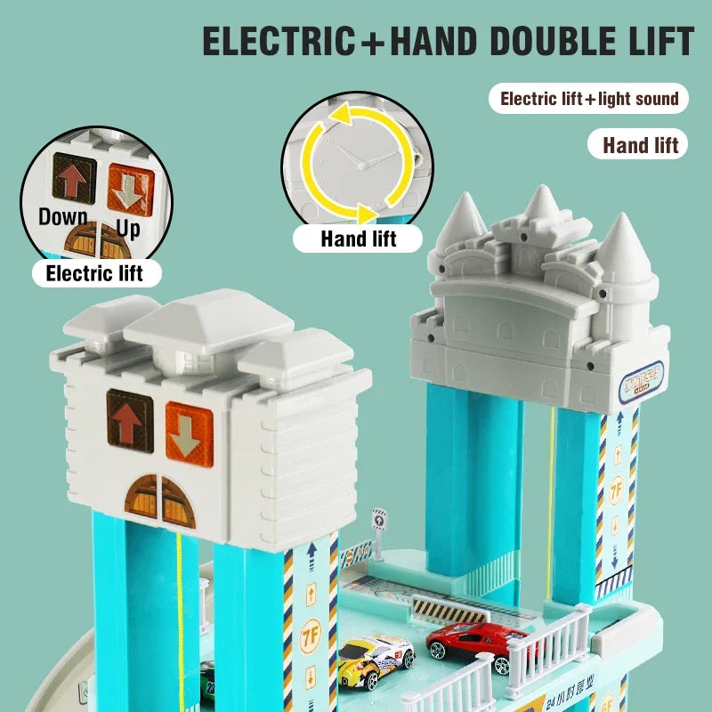Electric Rail Car Parking Building Lot