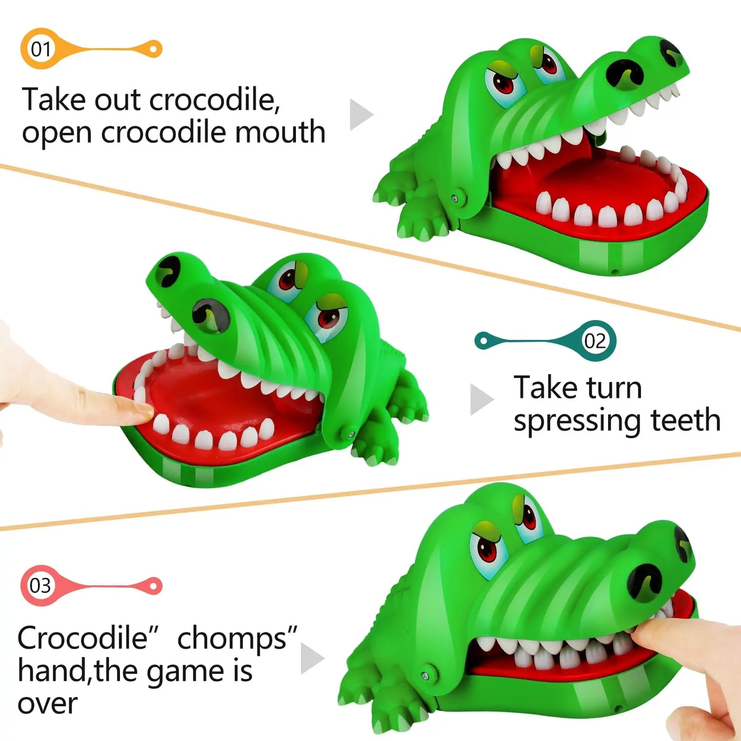 Crocodile Teeth Bite Finger Toys