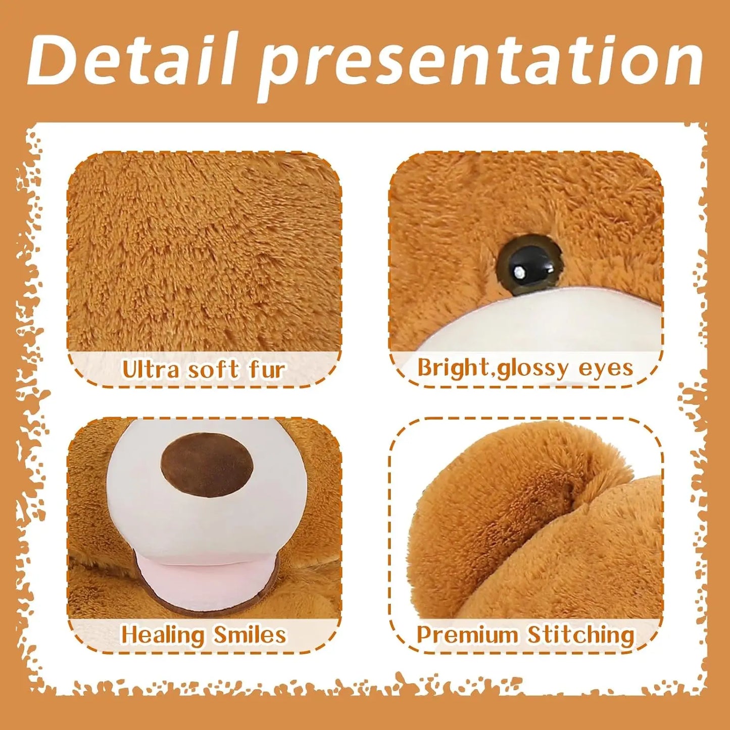 Giant Teddy Bear 6 Feet tall
