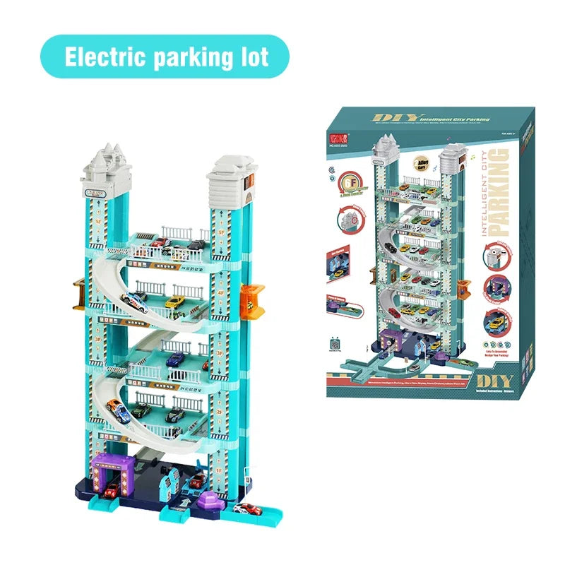 Electric Rail Car Parking Building Lot