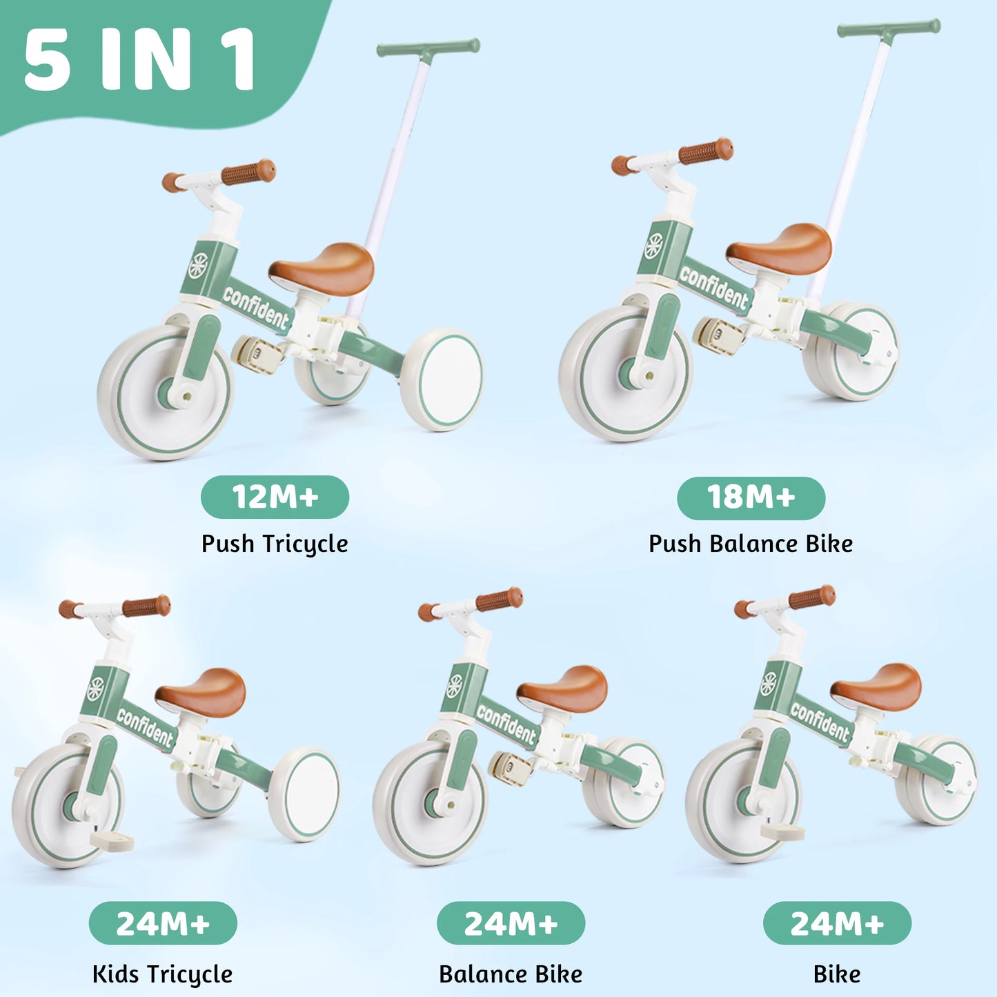 Baby Balance Bike for Kids 1/2/3 Years Old