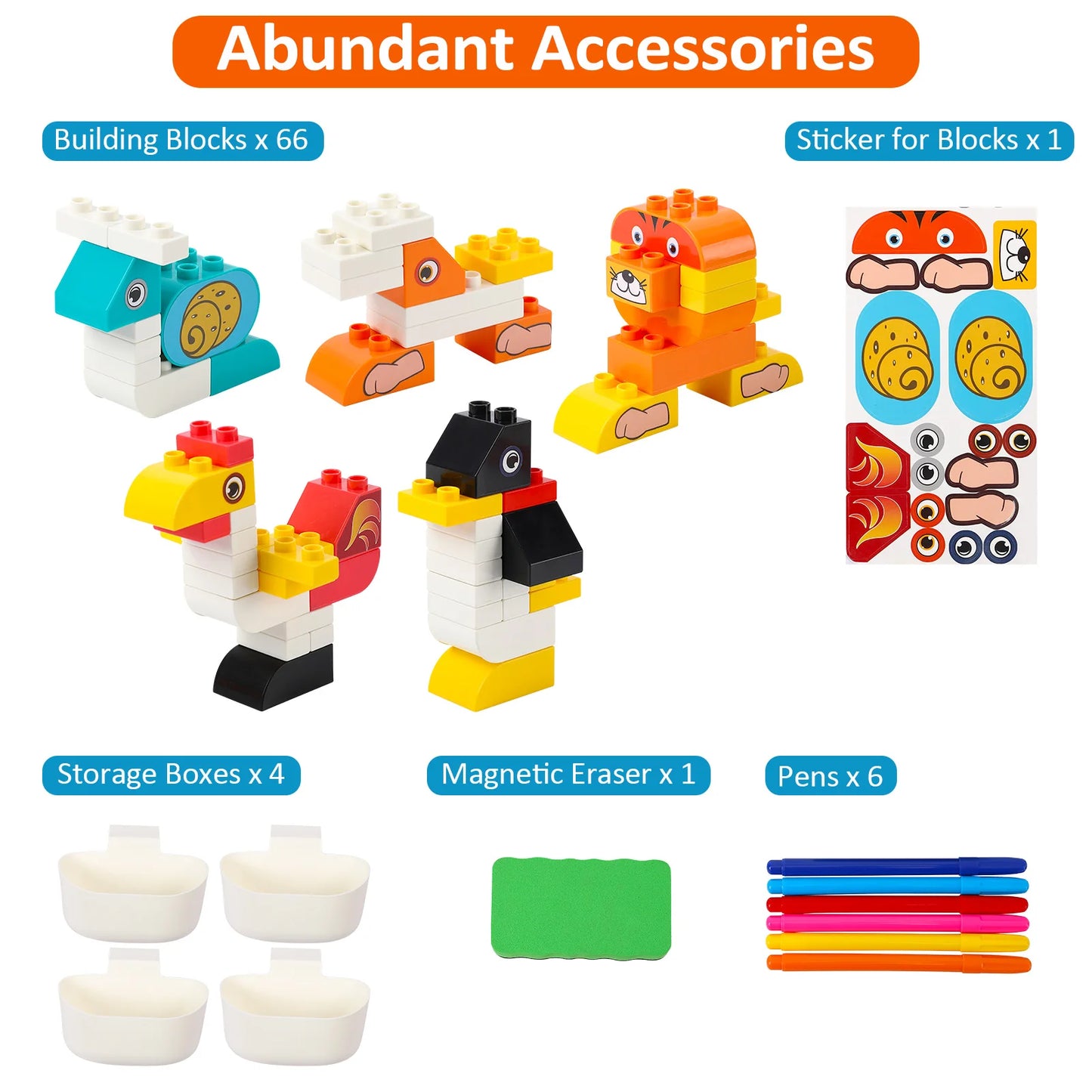 8 in1 Foldable Kids Activity Table for Toddlers
