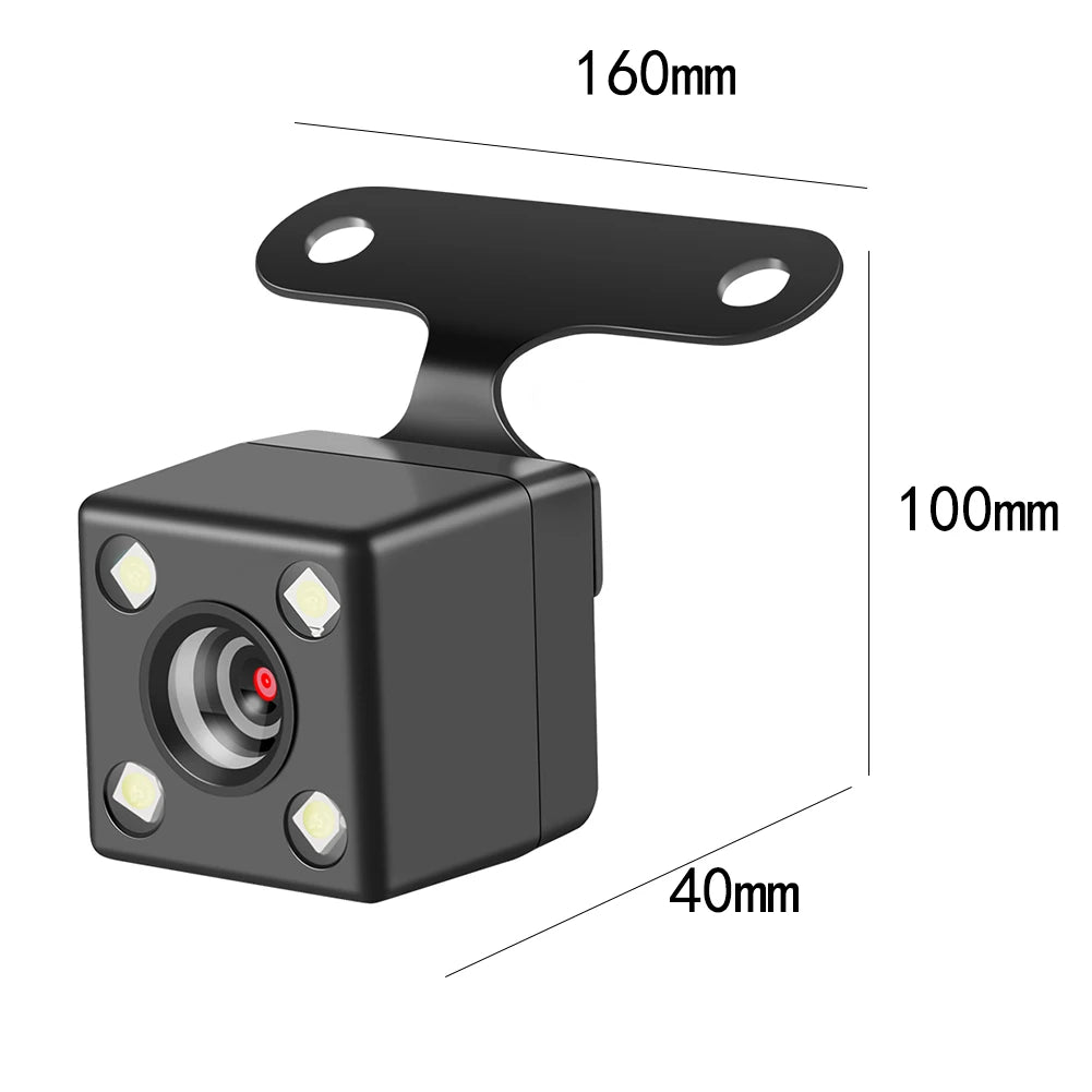 5 Pin Car Rear View Camera Night Vision HD Parking Camera 4 LED Color Image Video Camera Wide Angle with Extension Cable