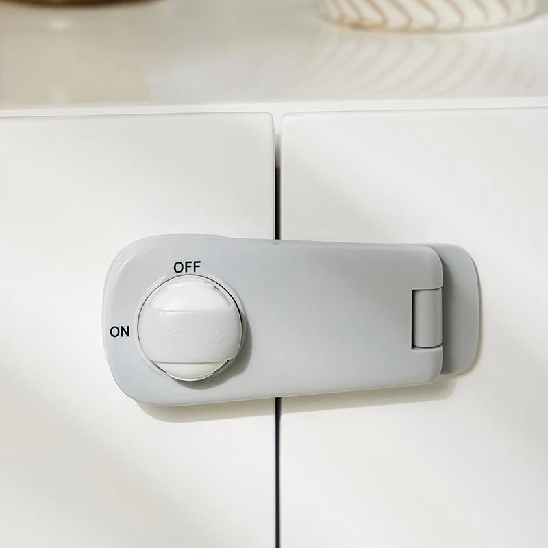 1 Piece Baby Cabinet Sliding Door Window Multi-functional Protective Child Safety Lock Anti-pinch Drawer Lock