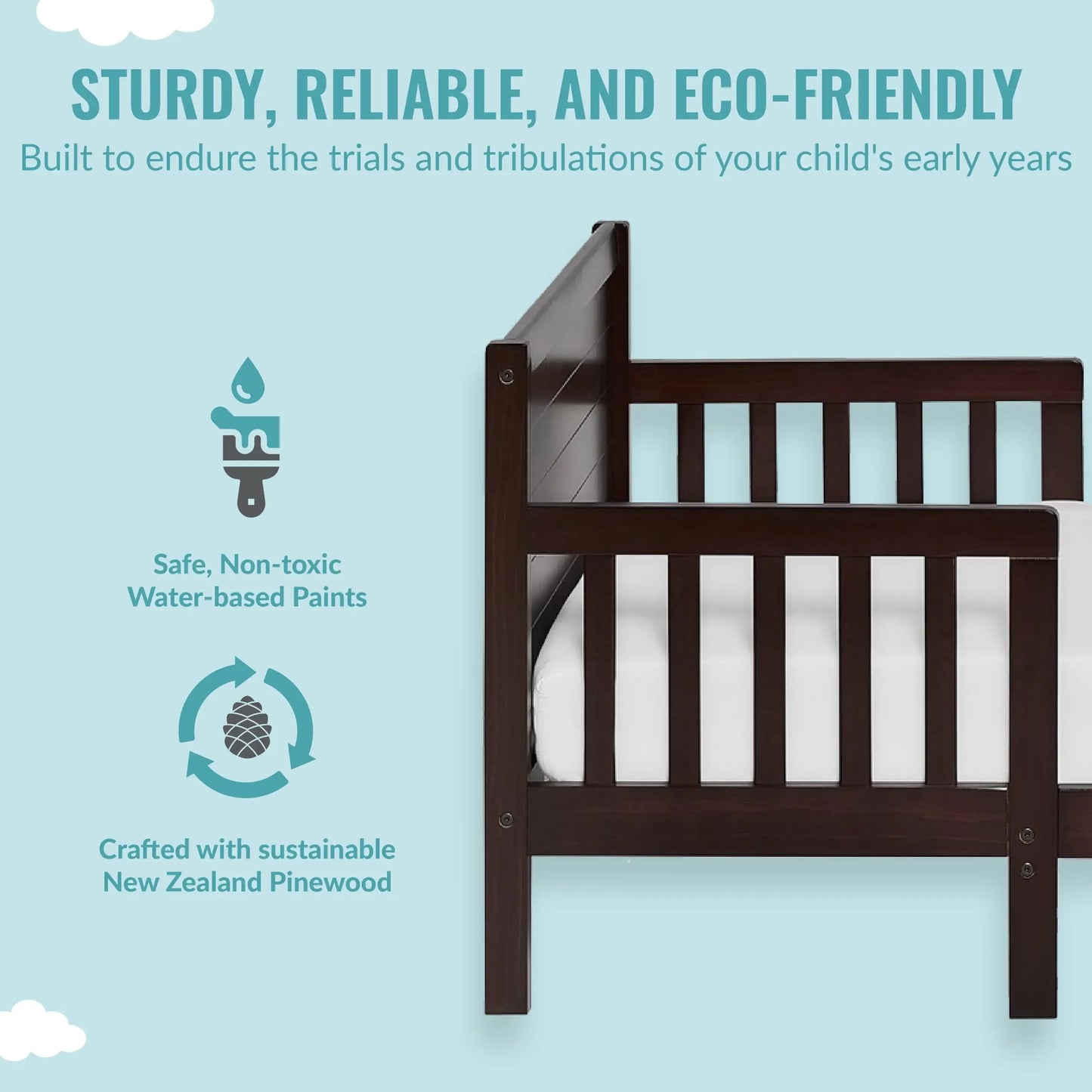 3 in 1 Convertible Toddler Bed