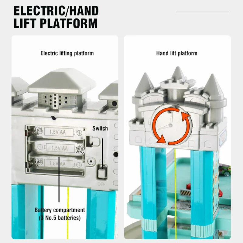 Electric Rail Car Parking Building Lot