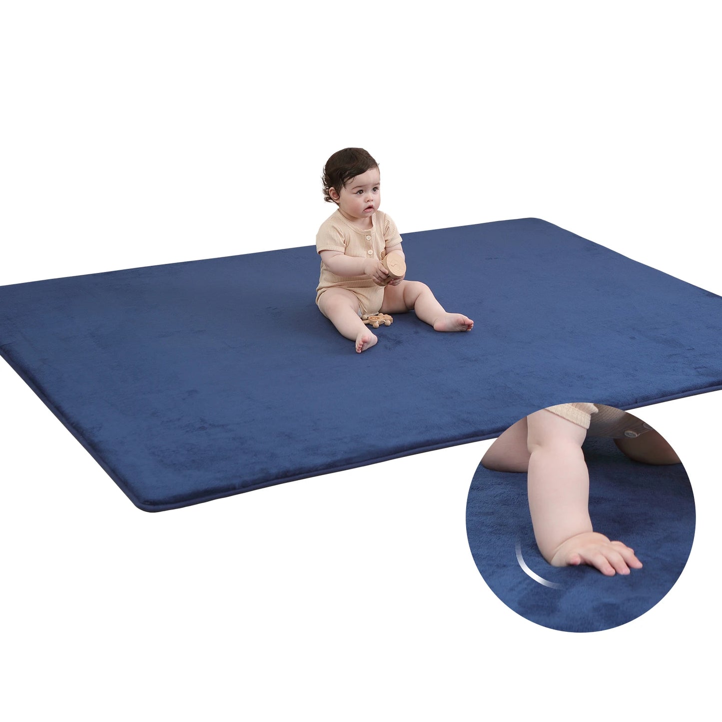 Gray Memory Foam Baby Play Mat