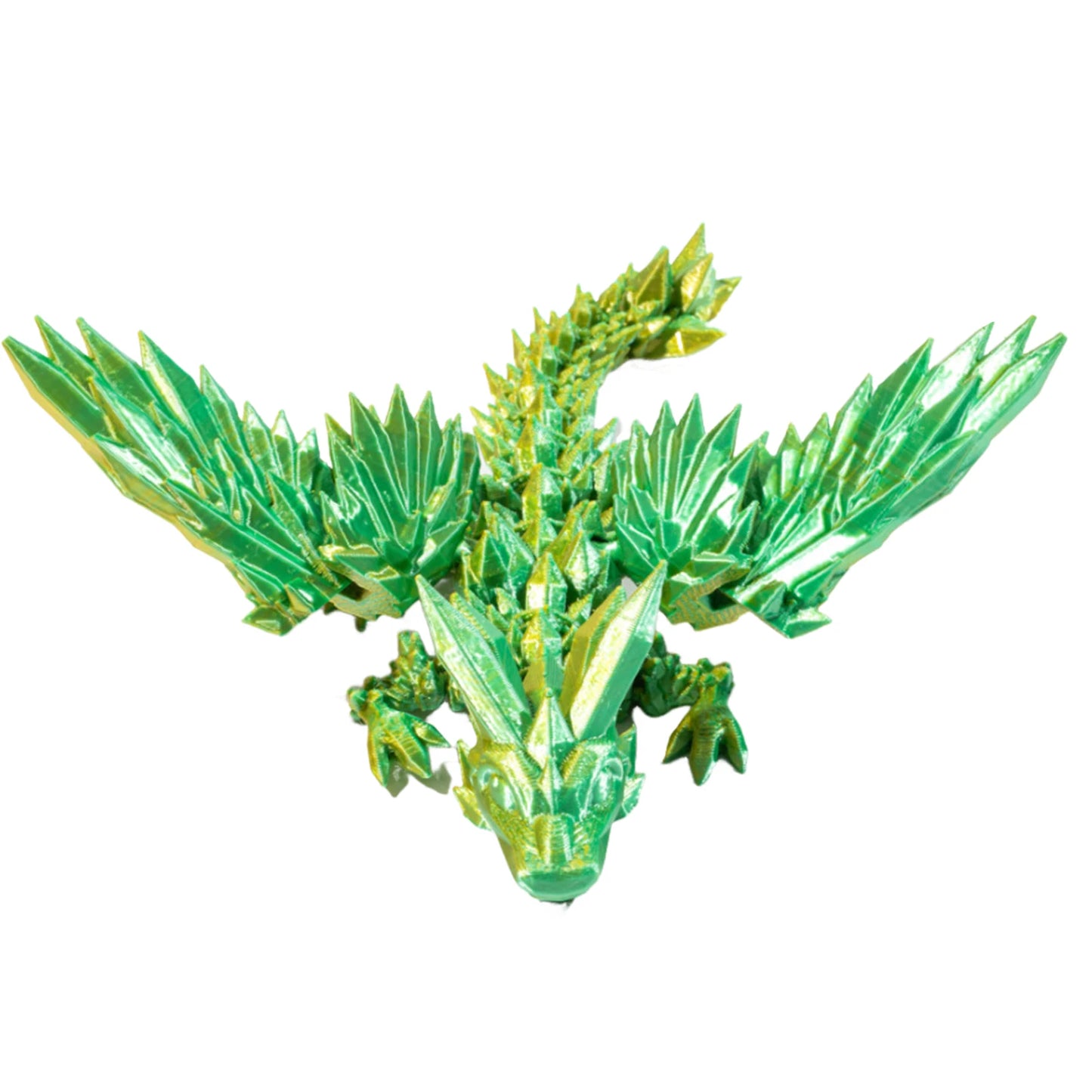 3D Printed Wings Dragon Fidget Creative Craft Tabletop Statue Toy for Entryway TV Stand Decor