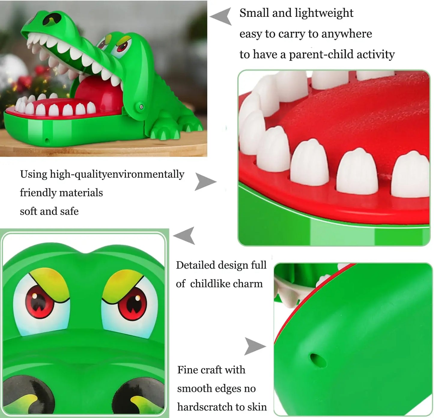 Crocodile Teeth Bite Finger Toys