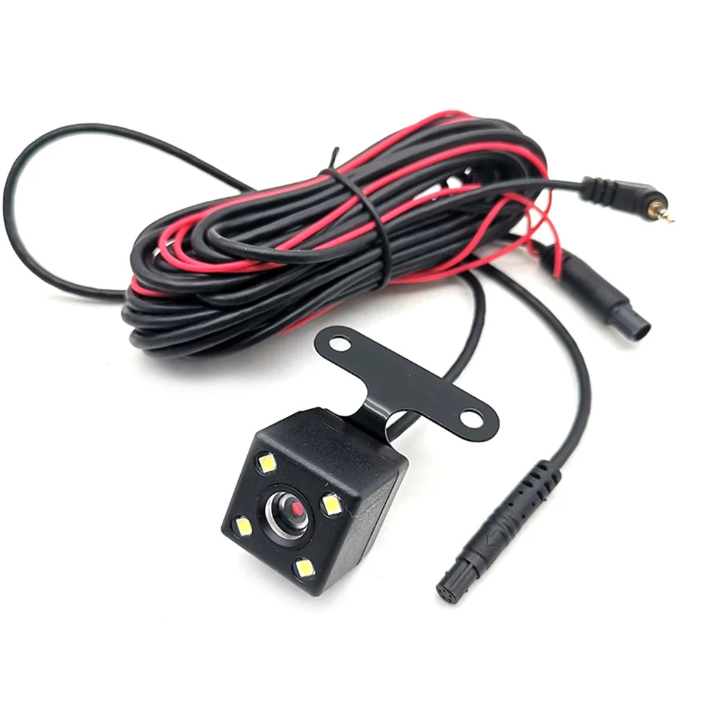 5 Pin Car Rear View Camera Night Vision HD Parking Camera 4 LED Color Image Video Camera Wide Angle with Extension Cable