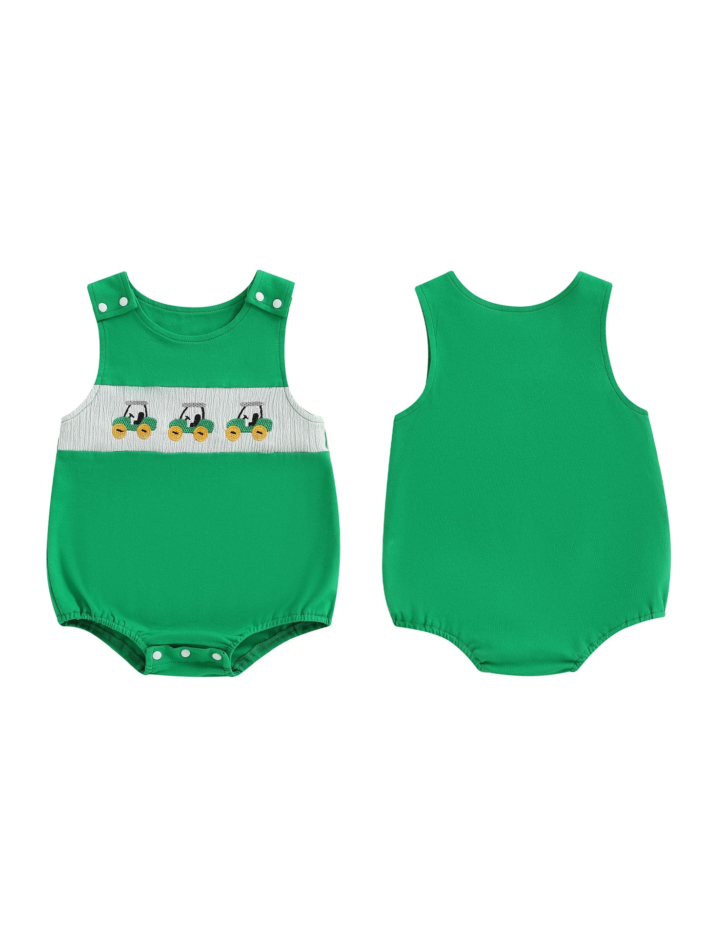 Adorable Infant Romper with Floral Embroidery and Ruffled Sleeves Stylish Baby Jumpsuit for Summer Outfits