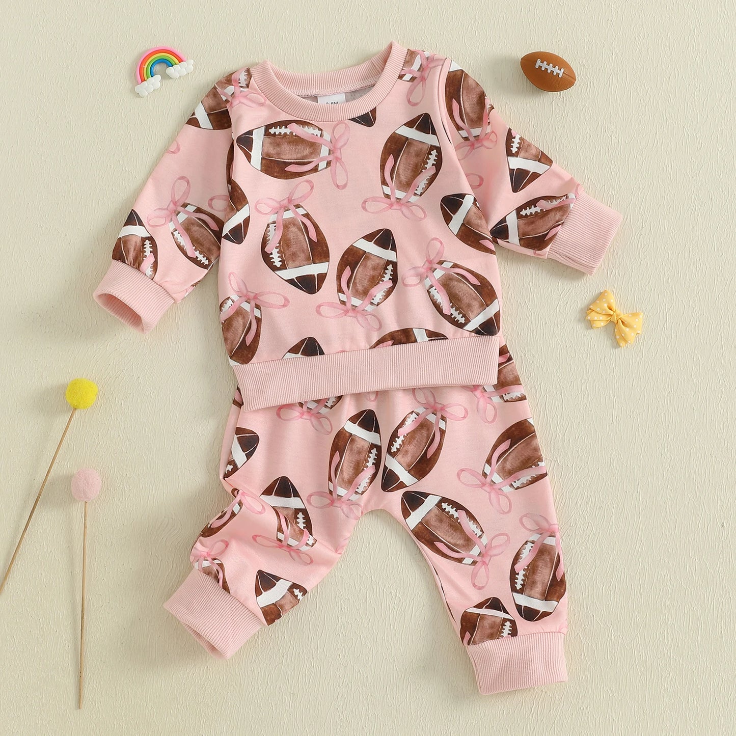 Toddler Baby Girl Fall Outfits Rugby