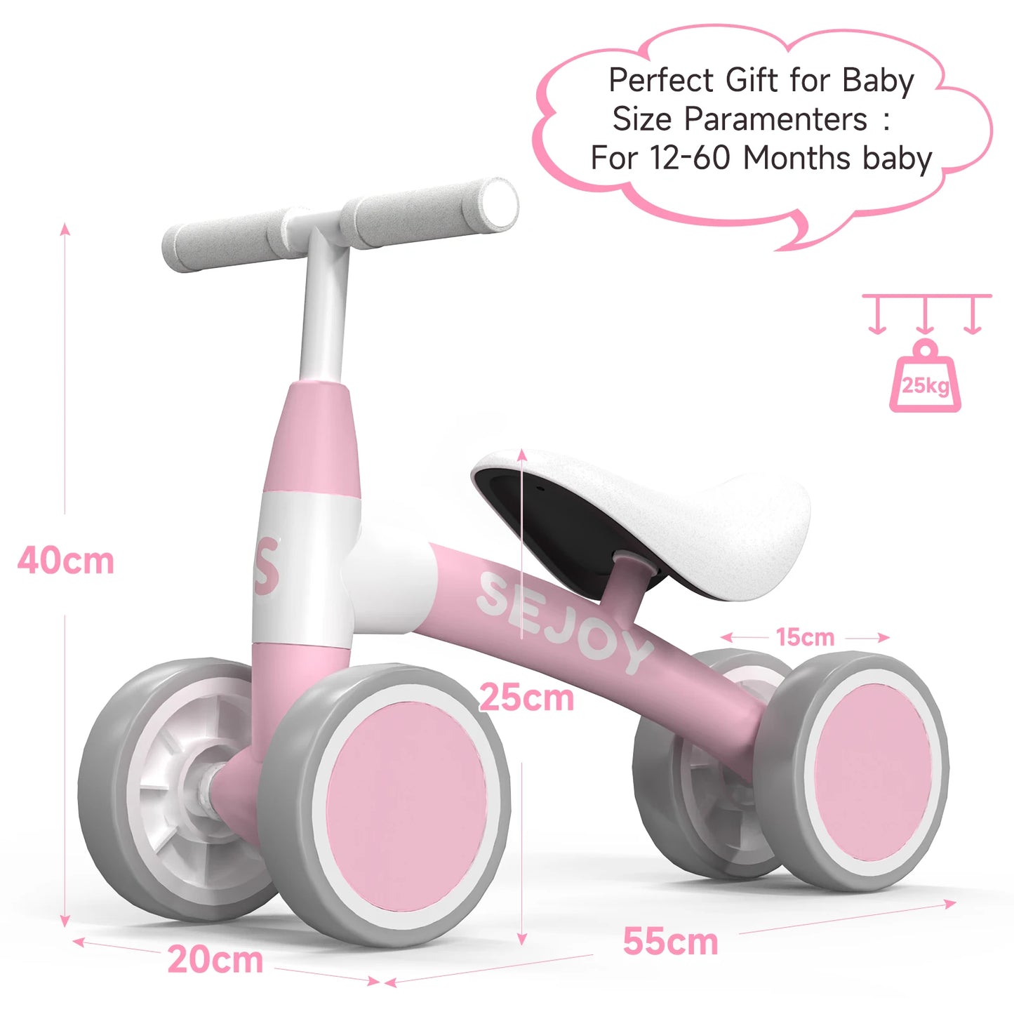 Sejoy Baby Balance Bike Walker