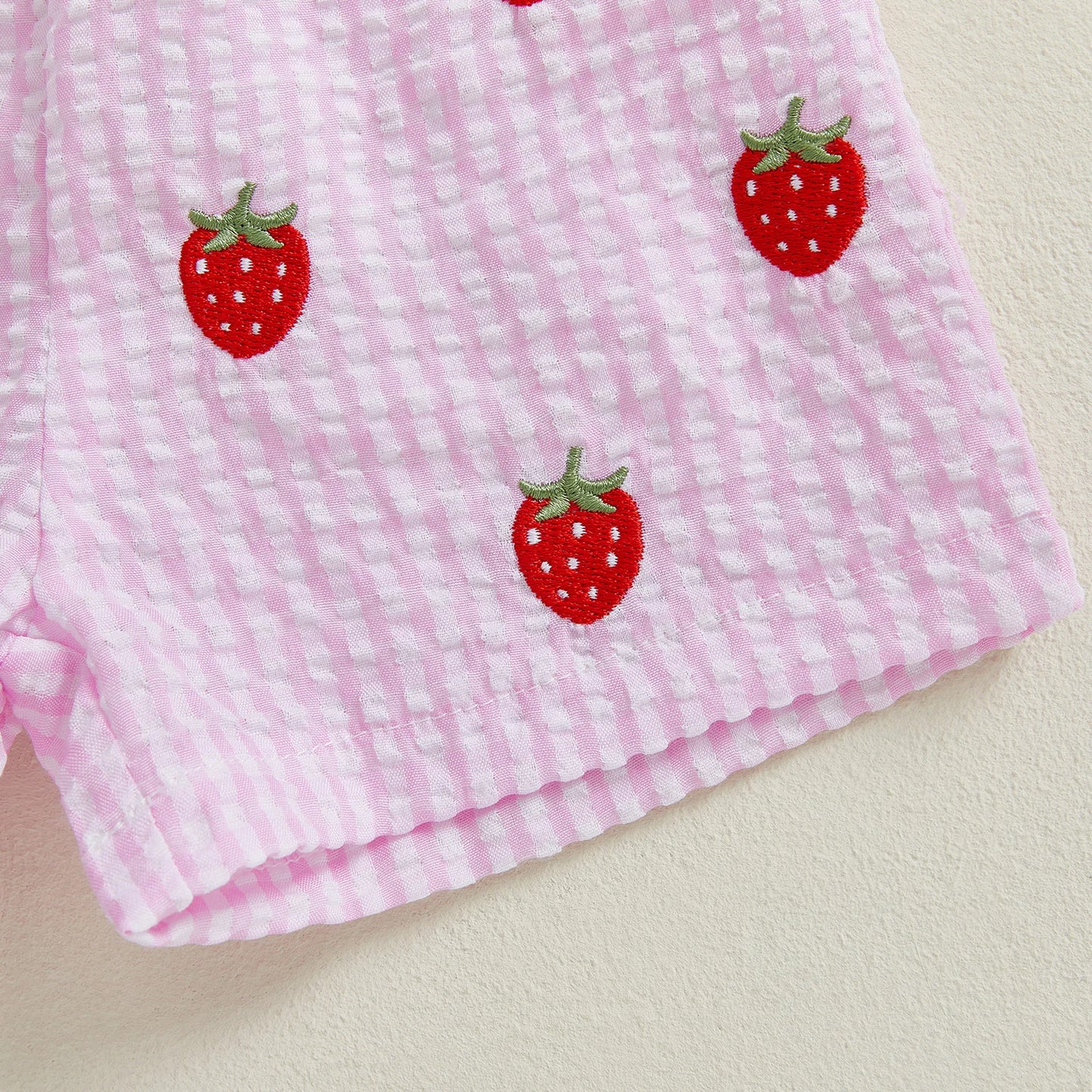 Baby Girls Shorts Set, Short Sleeve