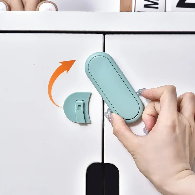 3/5/10Pcs Children's Drawer Safety Latch Cabinet Door