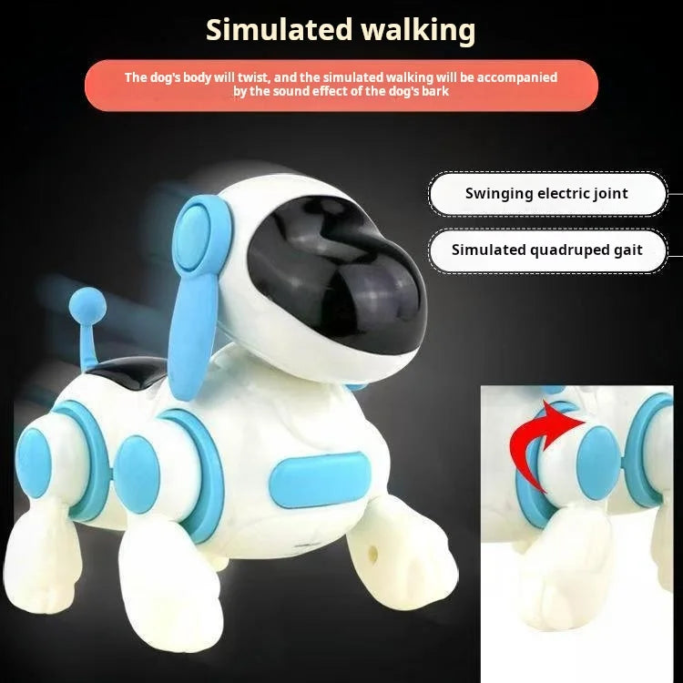 Electronic intelligent interactive robot dog, crawling dog toy