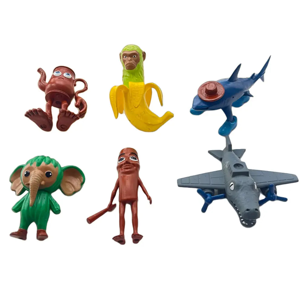 Funny Animals Wooden Stick Creative Toys Collection