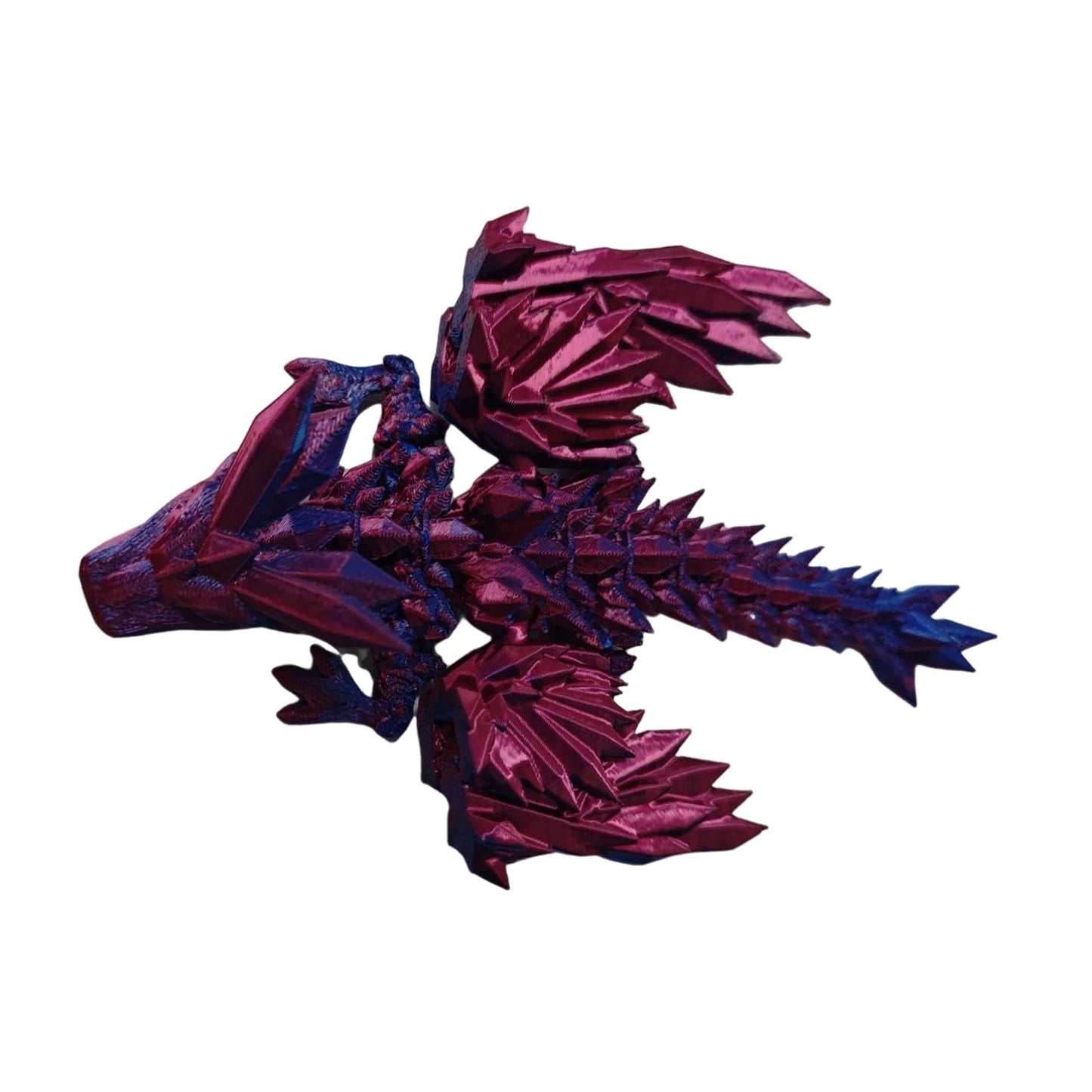 3D Printed Wings Dragon Fidget Creative Craft Tabletop Statue Toy for Entryway TV Stand Decor