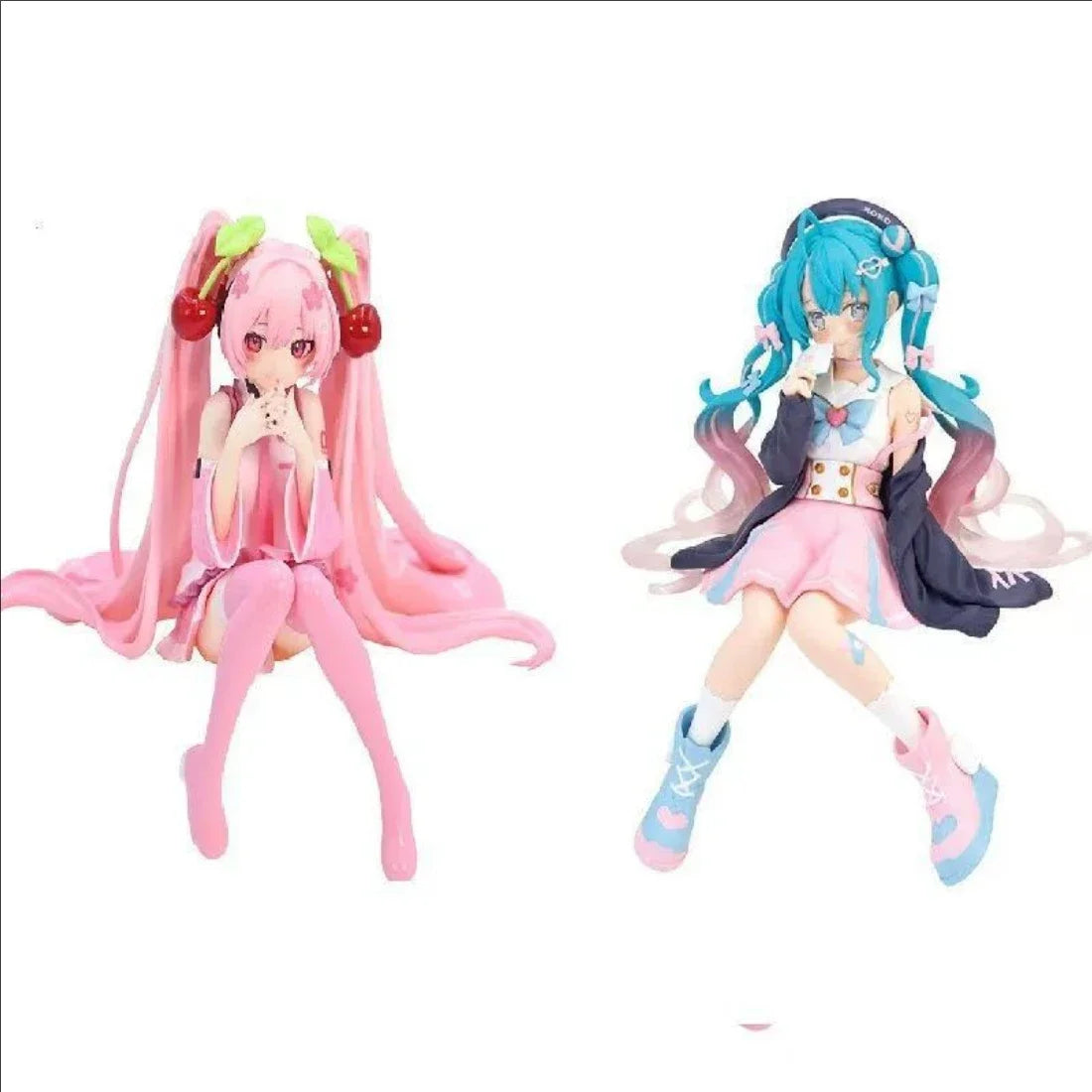 New Sakura Hatsune Miku Handmade Cute Car Chassis Desktop Decoration Ornaments Scenery Female Model Gift