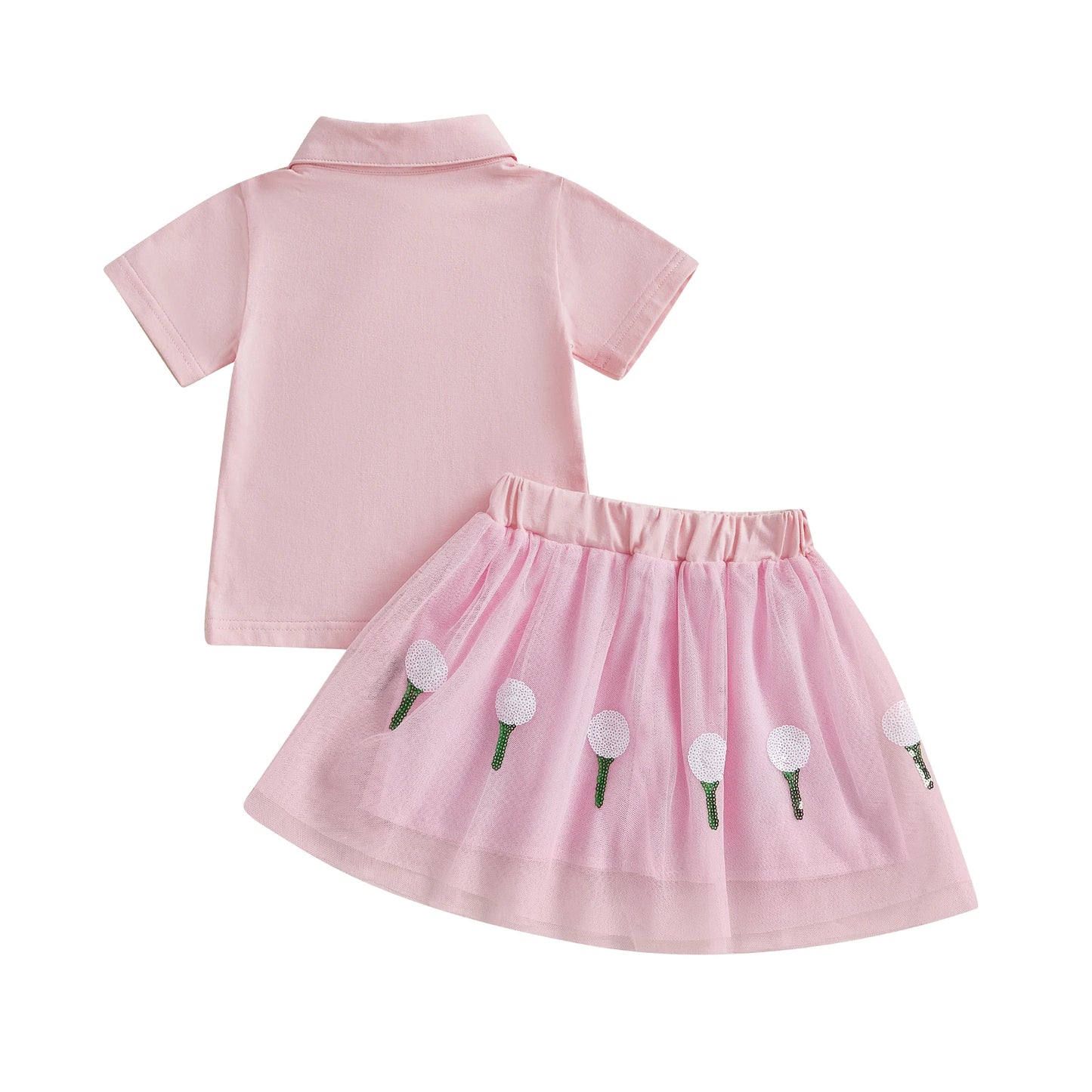 Girls Summer 2 Piece Outfits Short Sleeve