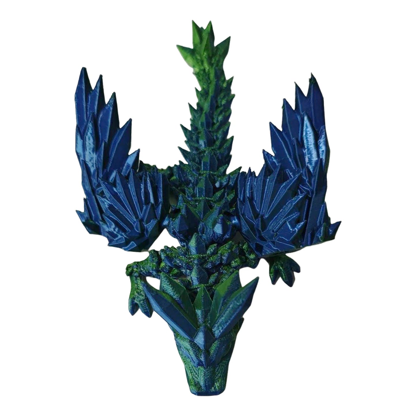 3D Printed Wings Dragon Fidget Creative Craft Tabletop Statue Toy for Entryway TV Stand Decor