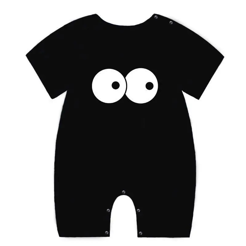 2021 Summer New Casual Baby Boys Short Sleeve Rompers Cotton Newborn Girls Jumpsuit Toddler Baby Climbing Suit For 0-24M