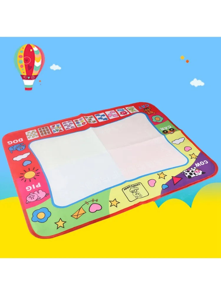 Water Painting Draw Writing Mat Kid Developmental Doodle Board