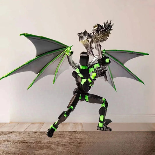 3D Printed Multi-Jointed Dummy Decorative Flexible Articulated Fidget Toy