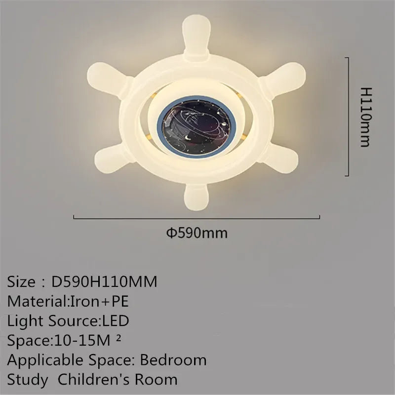 Nordic Modern Children's Room Ceiling Lamp