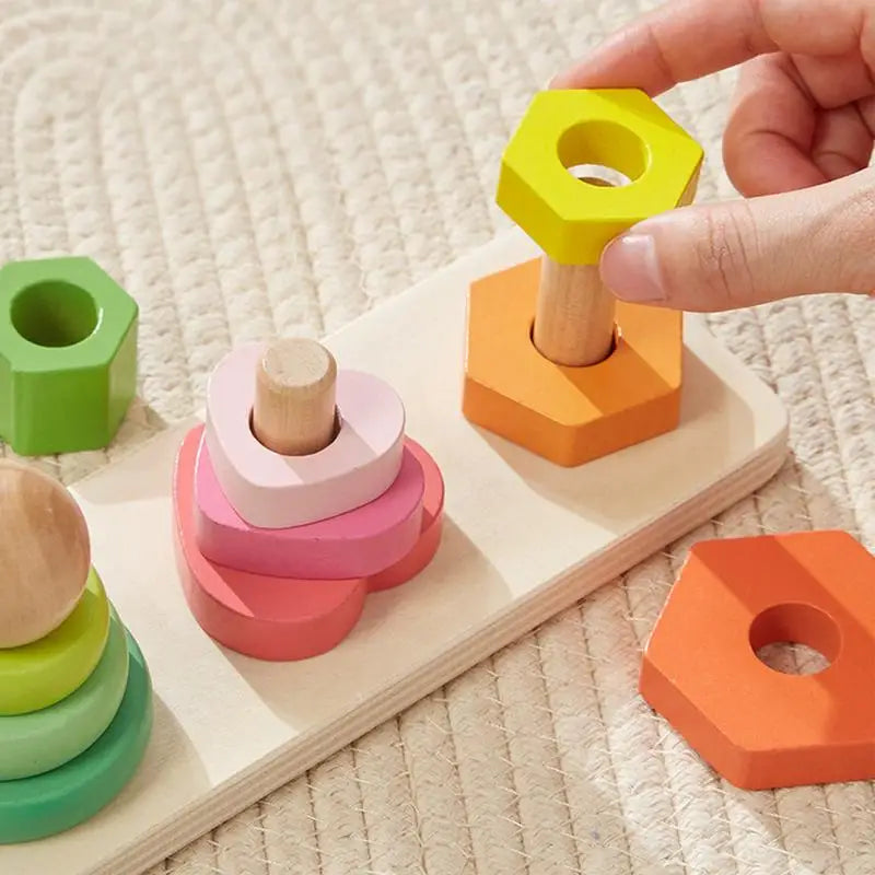 Multifunctional Creative Tower Baby Stacking Puzzle Block