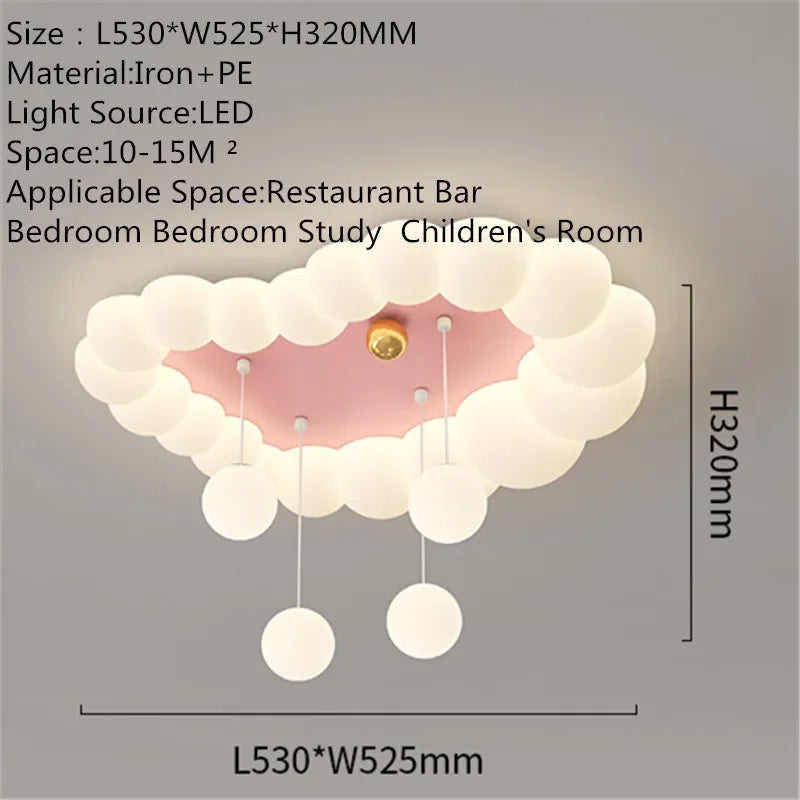 Nordic Modern Children's Room Ceiling Lamp