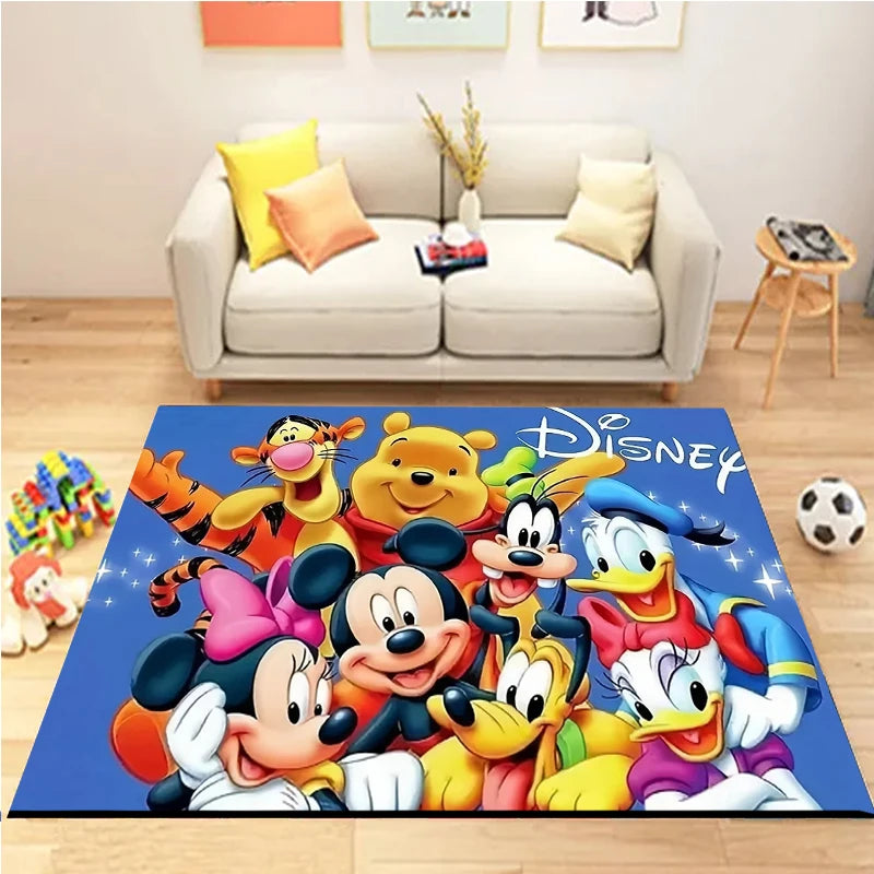 Disney Winnie the Pooh Printed Kids Non-slip Large Area Rug 3D Carpet for Home Living Room Children's Bedroom Sofa Doormat Decor