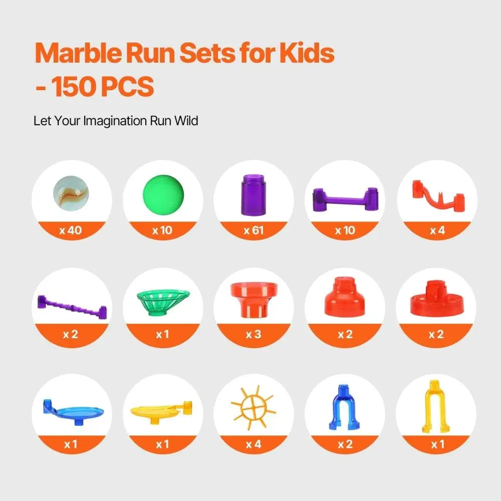 150 Piece Marble Run Building Set