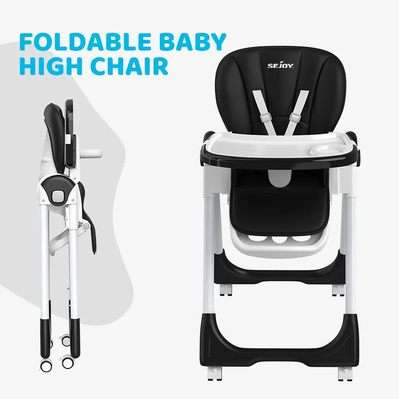 Foldable High Chair for Baby ,Toddler for Infants 6-36 Months