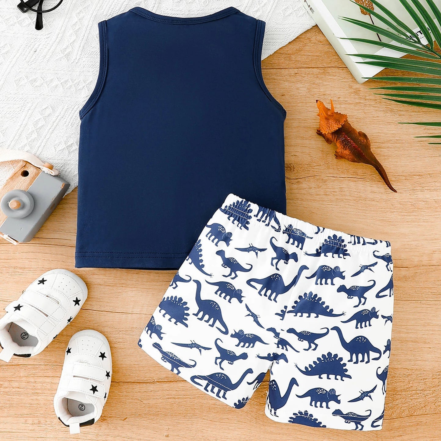Summer Toddler Baby Boy Outfits Sleeveless