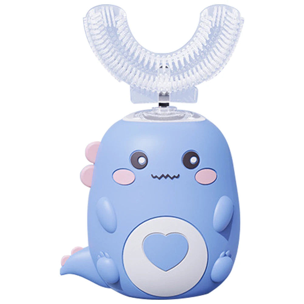 Kids Electric Toothbrush IPX7 Waterproof U Shaped Sonic Design with 3 Modes for Comprehensive 360 Degree Cleaning