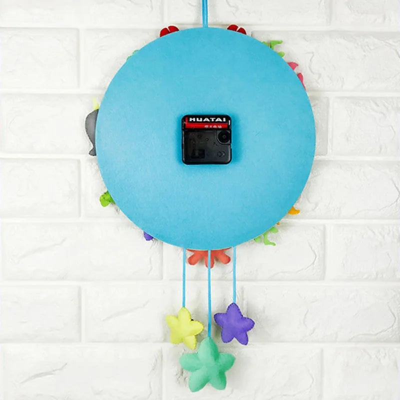 Handmade Felt Making Tools Child Toys Wall Clock