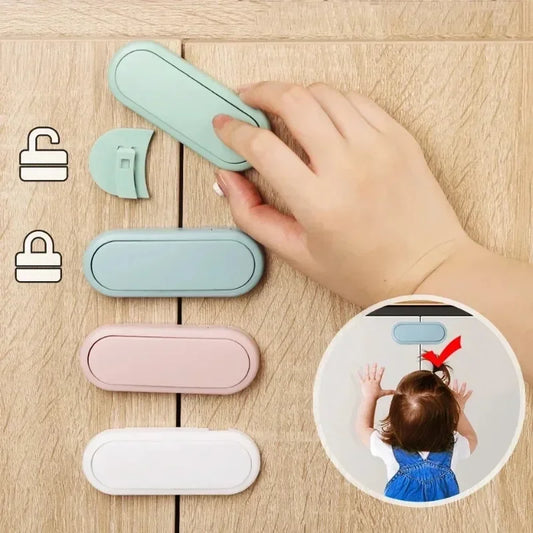 3/5/10Pcs Children's Drawer Safety Latch Cabinet Door