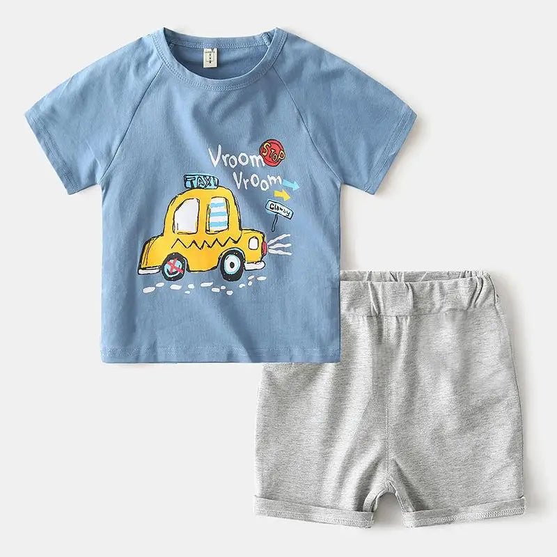 2021 Casual Baby Kids Sport Clothing Disney Mickey Mouse Clothes Sets for Boys Costumes 100% Cotton Baby Clothes 9M -4 Years Old