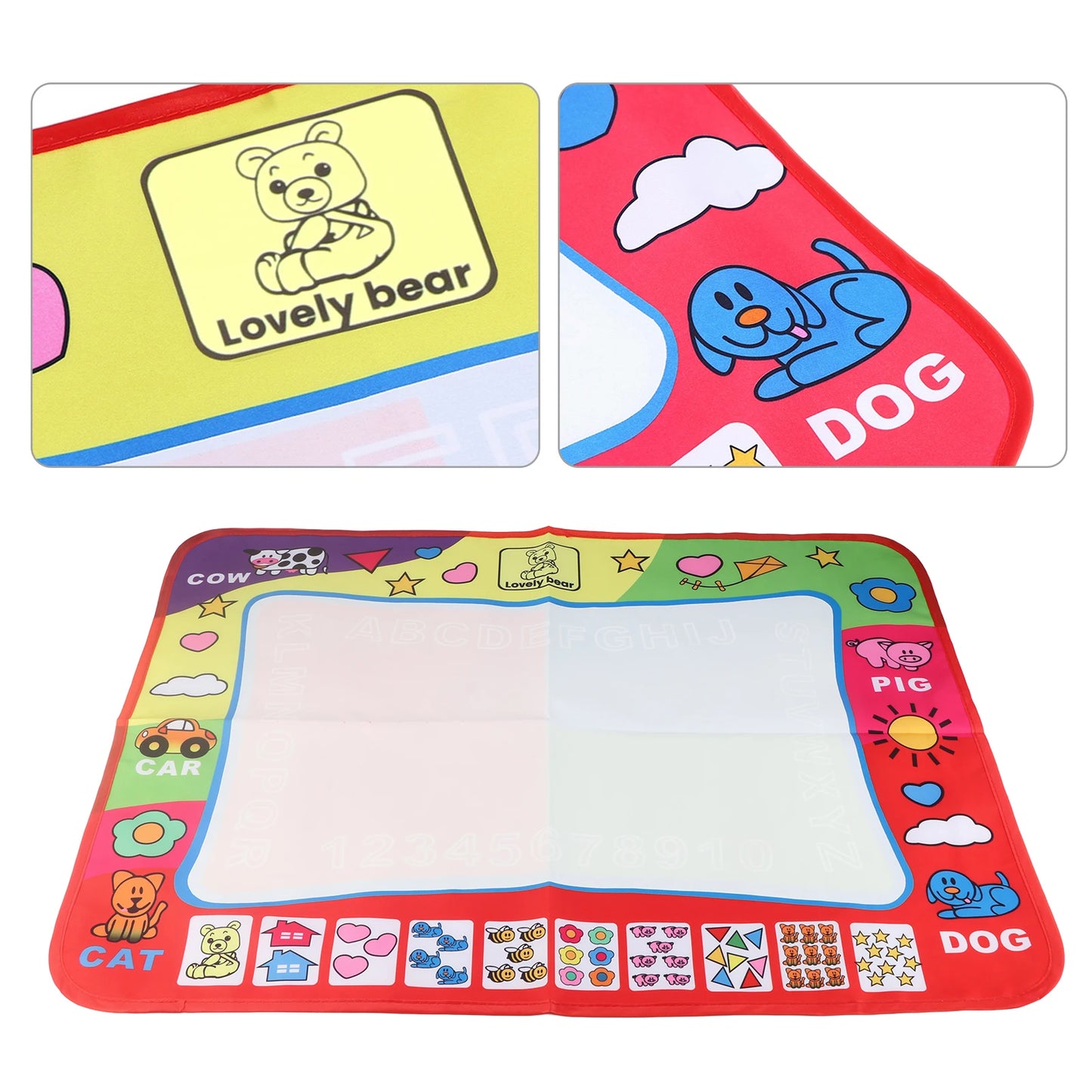 Water Painting Draw Writing Mat Kid Developmental Doodle Board