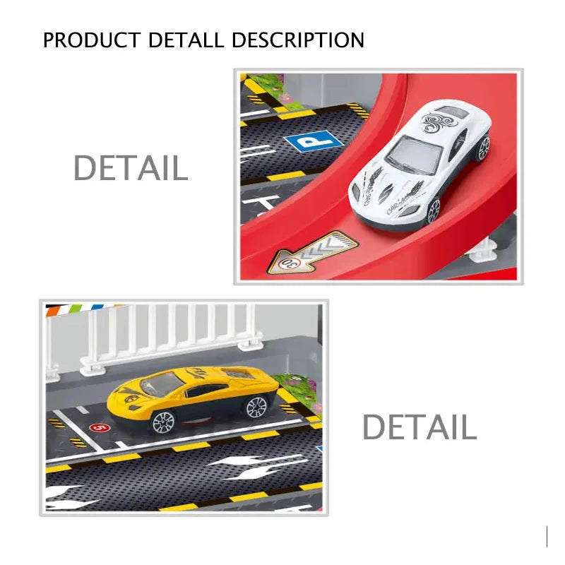 Children's Toy Track Smart City Parking Lot Adventure Puzzle