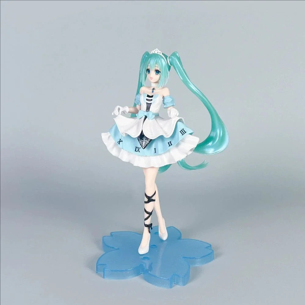 New Sakura Hatsune Miku Handmade Cute Car Chassis Desktop Decoration Ornaments Scenery Female Model Gift